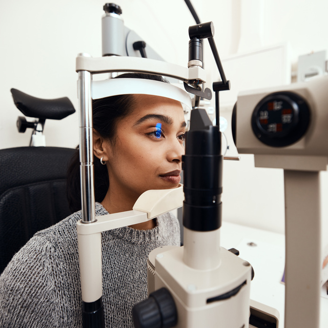 woman in examination